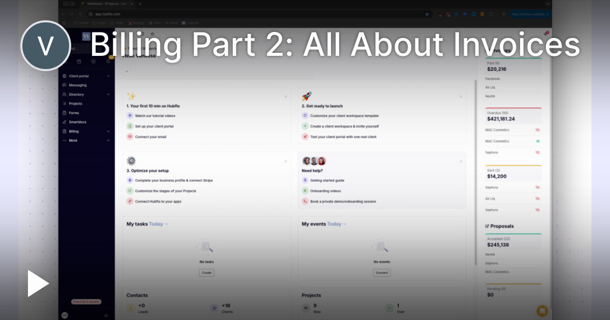 Pella Invoices Billing Part 2: All About Invoices — Tella