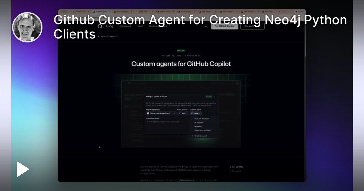 github - steamtrades python-api-client: python api... Github Custom Agent for Creating Neo4j Python Clients — Tella
