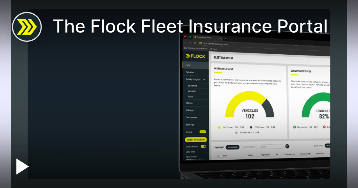 The Flock Fleet Insurance Portal — Tella